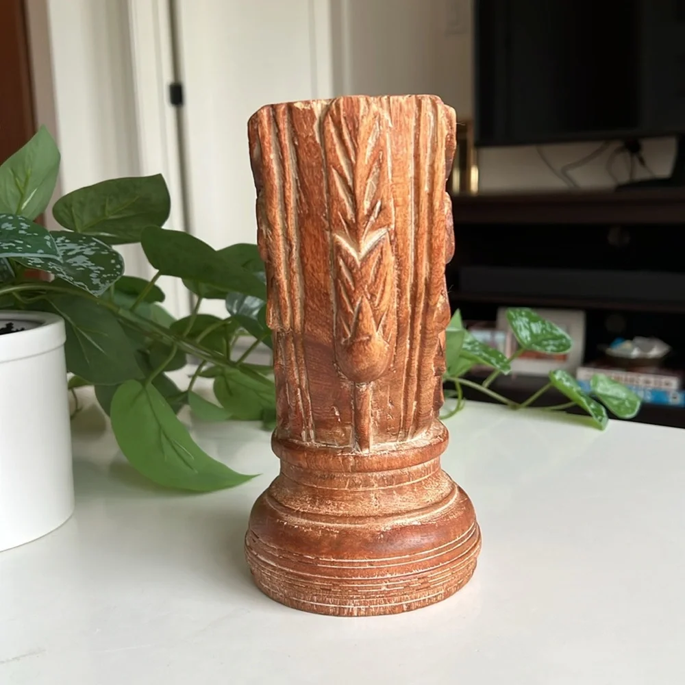 Vintage carved floral